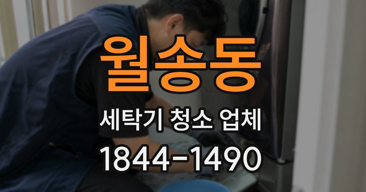 월송동 세탁기 청소 업체