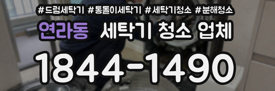 연라동 세탁기 청소 업체
