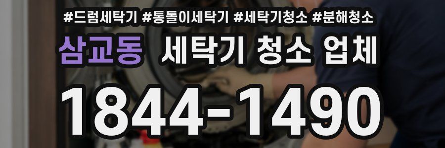 삼교동 세탁기 청소 업체