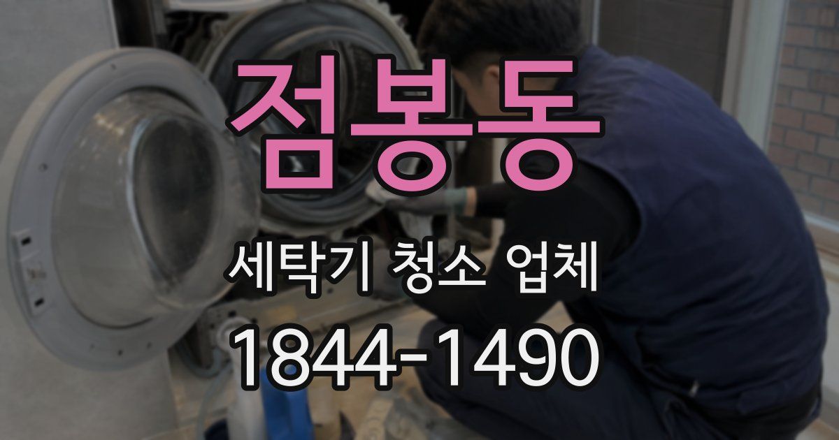 점봉동 세탁기 청소 업체
