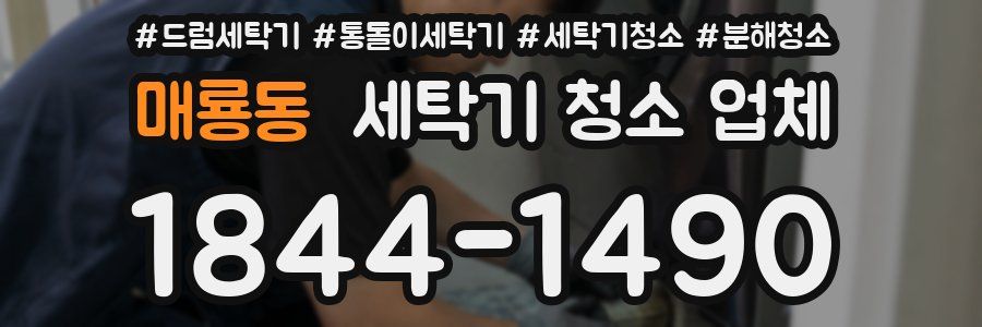 매룡동 세탁기 청소 업체