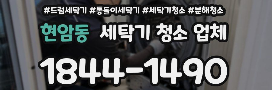 현암동 세탁기 청소 업체