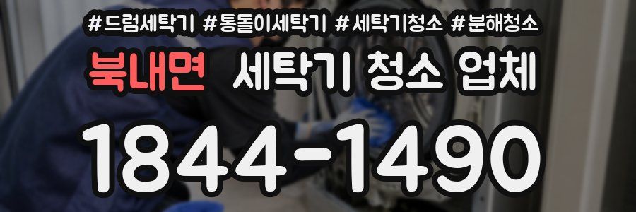 북내면 세탁기 청소 업체
