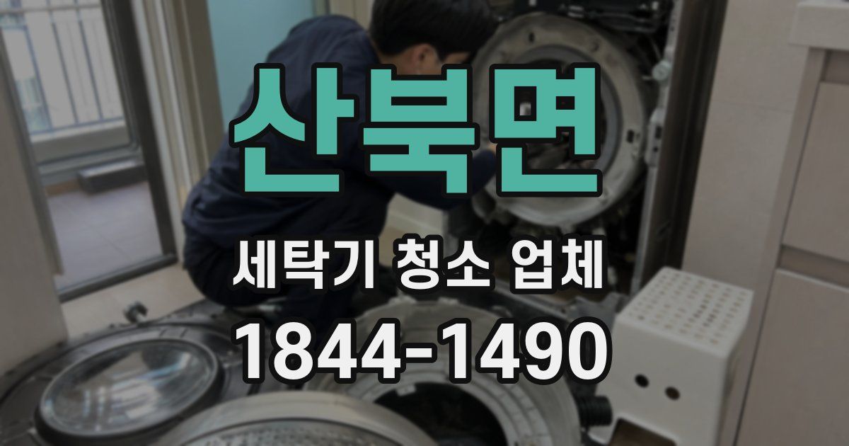 산북면 세탁기 청소 업체