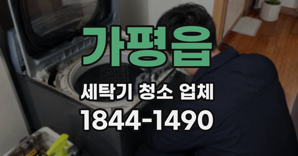 가평읍 세탁기 청소 업체