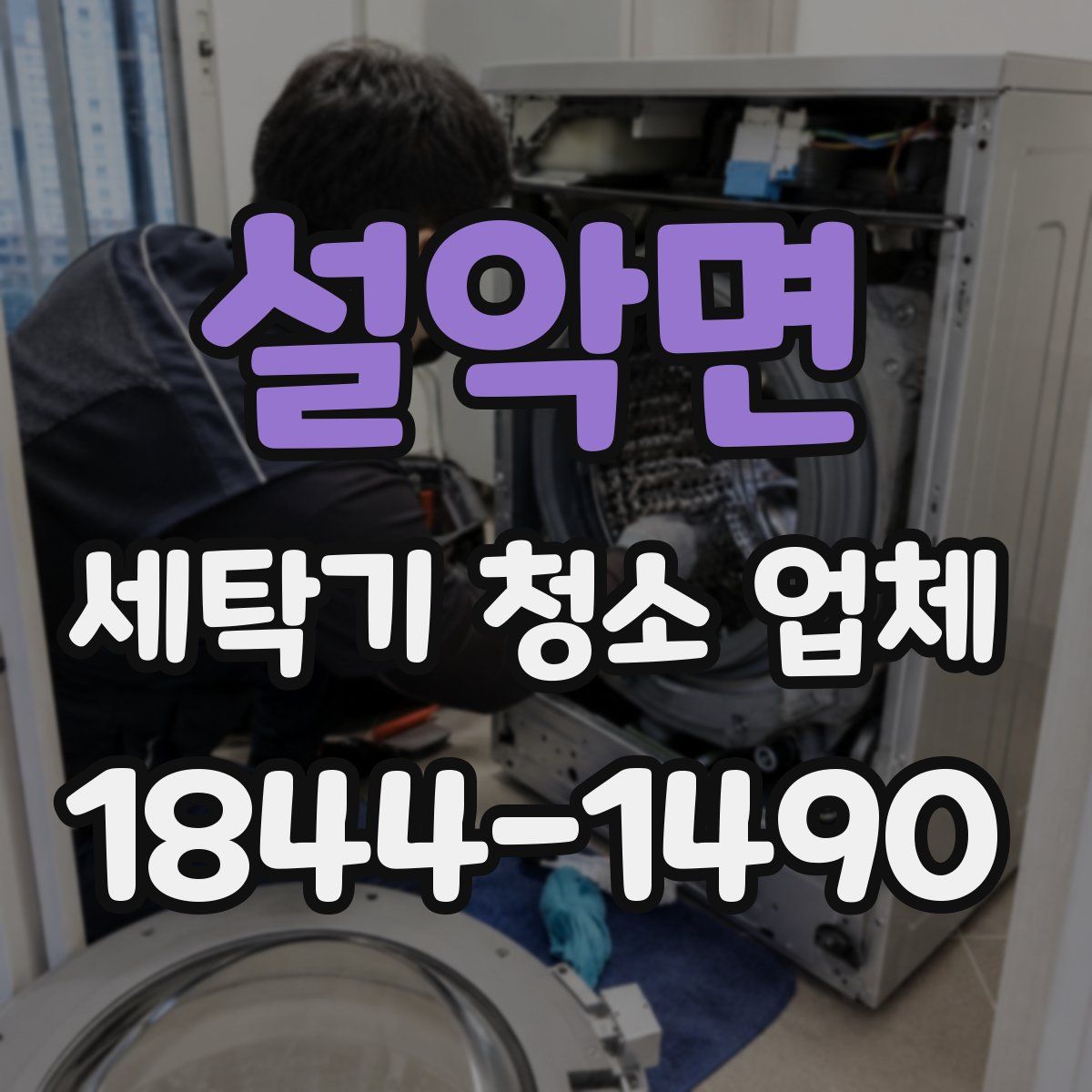 설악면 세탁기 청소 업체