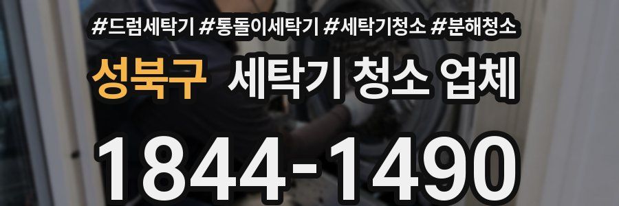 성북구 세탁기 청소 업체