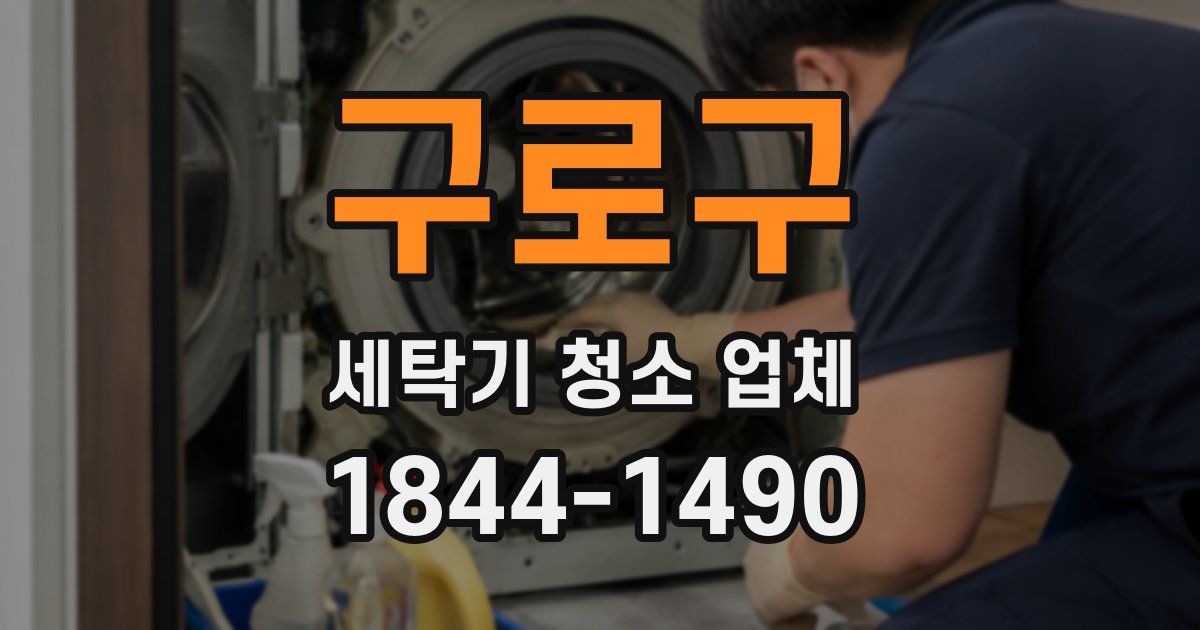 구로구 세탁기 청소 업체