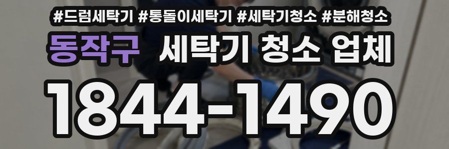 동작구 세탁기 청소 업체