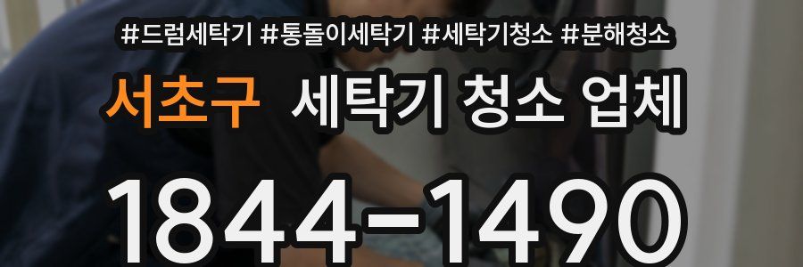 서초구 세탁기 청소 업체