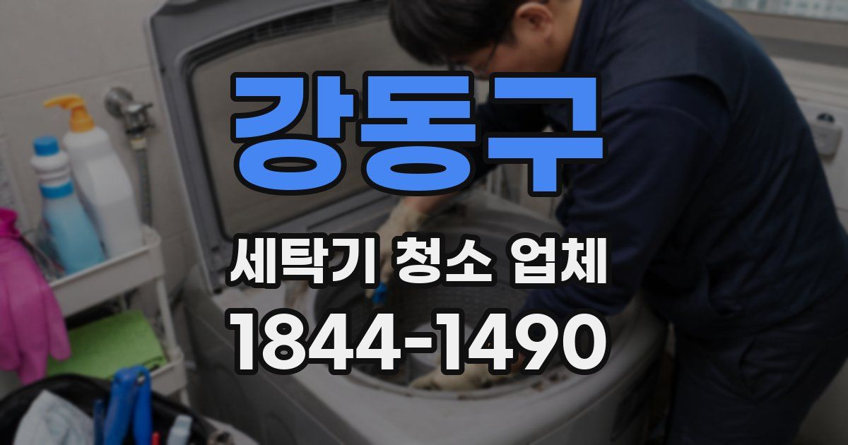 강동구 세탁기 청소 업체
