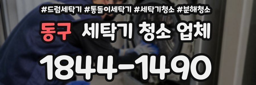 동구 세탁기 청소 업체