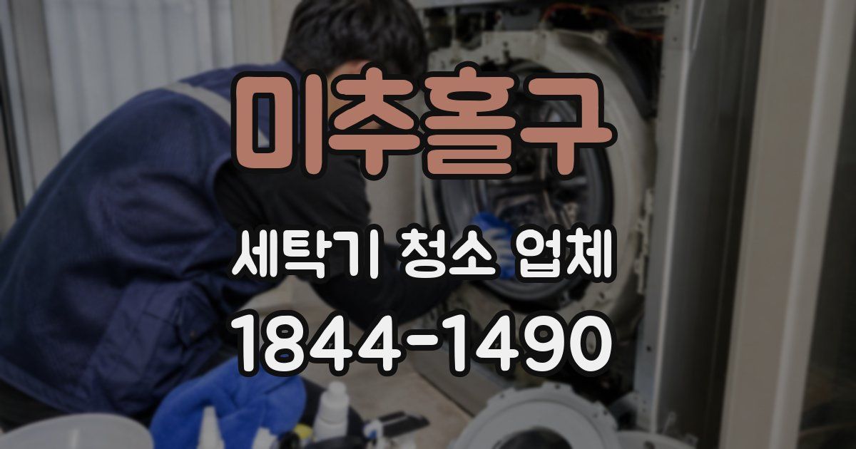 미추홀구 세탁기 청소 업체