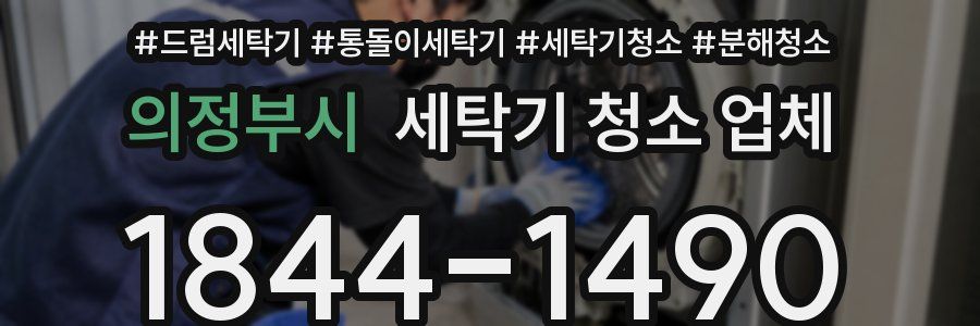 의정부시 세탁기 청소 업체