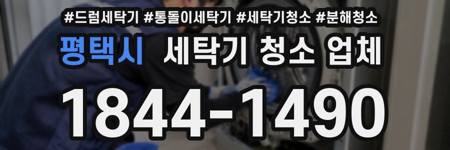 평택시 세탁기 청소 업체