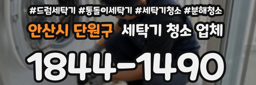 안산시 단원구 세탁기 청소 업체