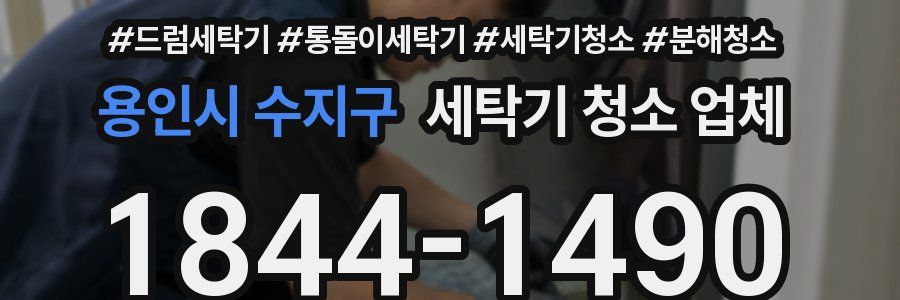 용인시 수지구 세탁기 청소 업체