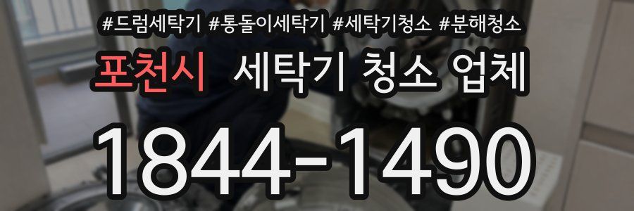 포천시 세탁기 청소 업체