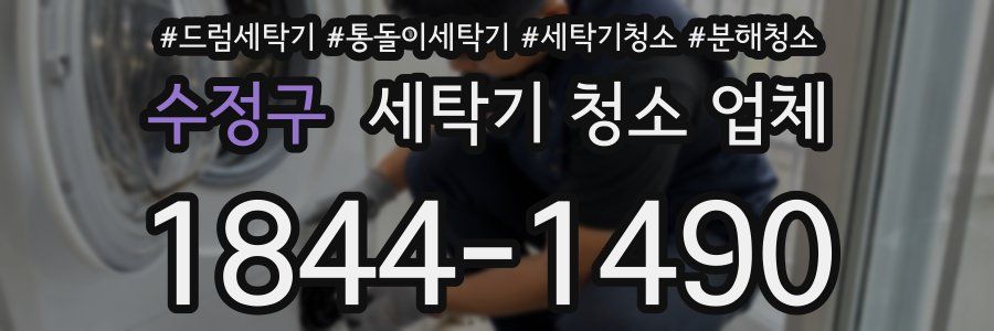 수정구 세탁기 청소 업체