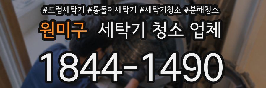 원미구 세탁기 청소 업체