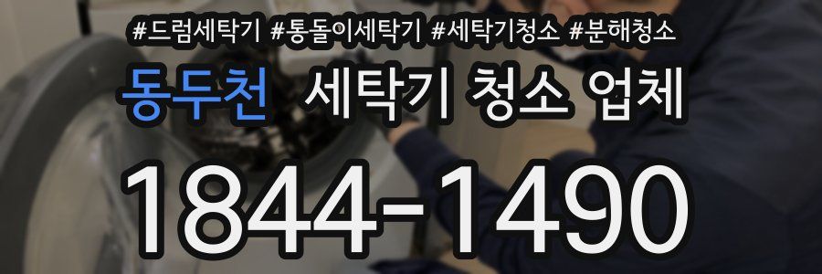 동두천 세탁기 청소 업체