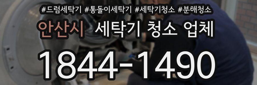 안산시 세탁기 청소 업체