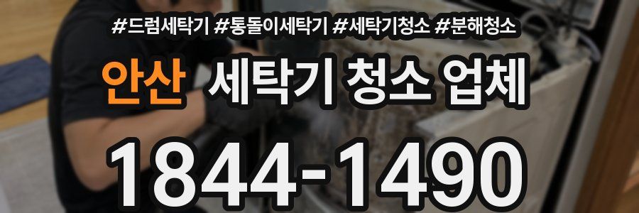 안산 세탁기 청소 업체