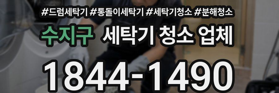 수지구 세탁기 청소 업체