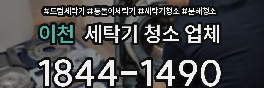 이천 세탁기 청소 업체