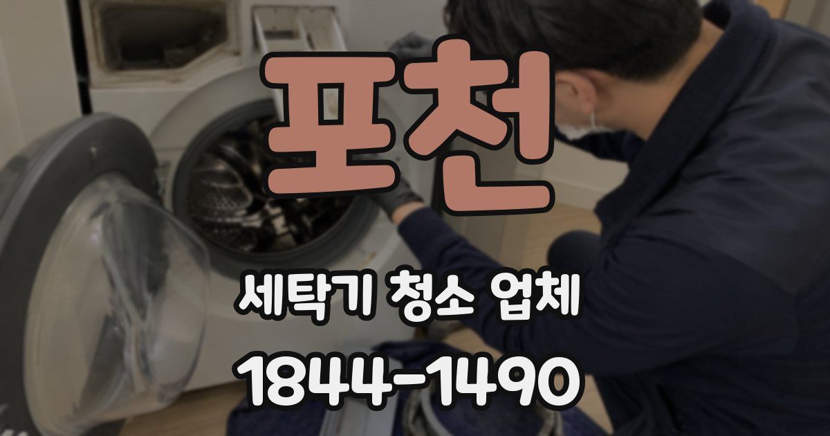 포천 세탁기 청소 업체