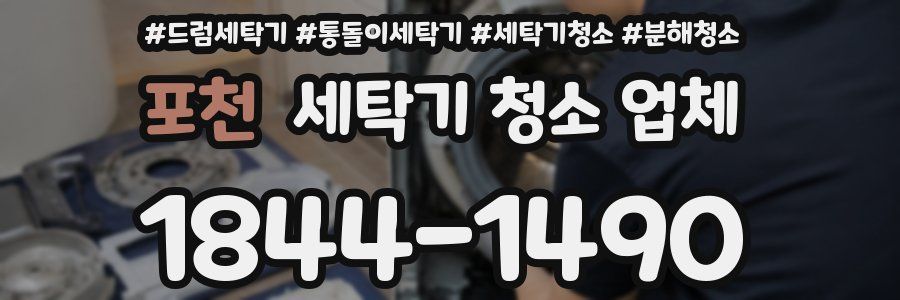 포천 세탁기 청소 업체