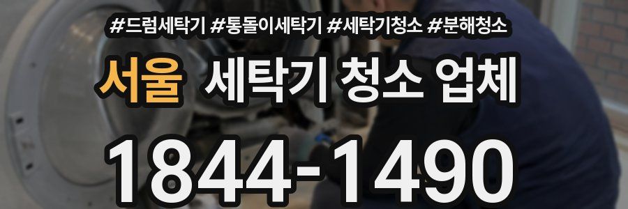 서울 세탁기 청소 업체