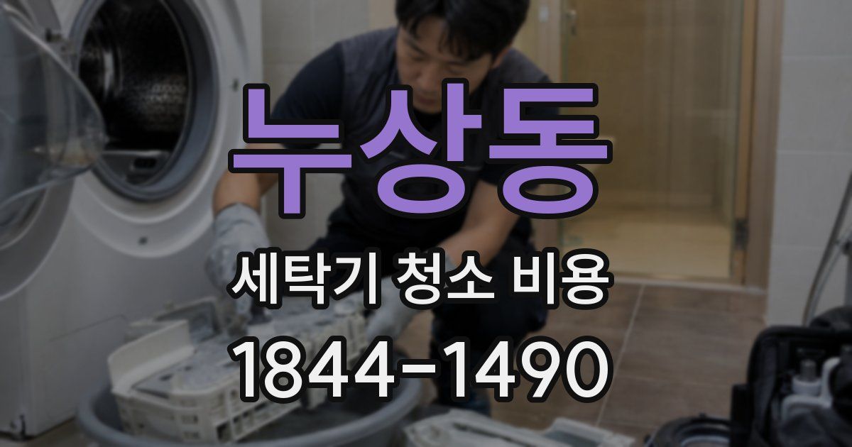 누상동 세탁기 청소 비용