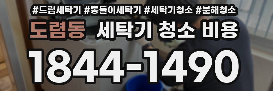 도렴동 세탁기 청소 비용