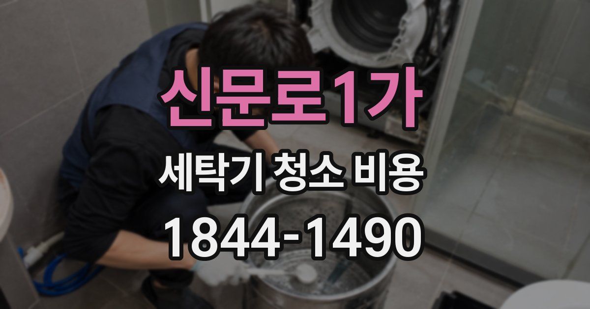 신문로1가 세탁기 청소 비용