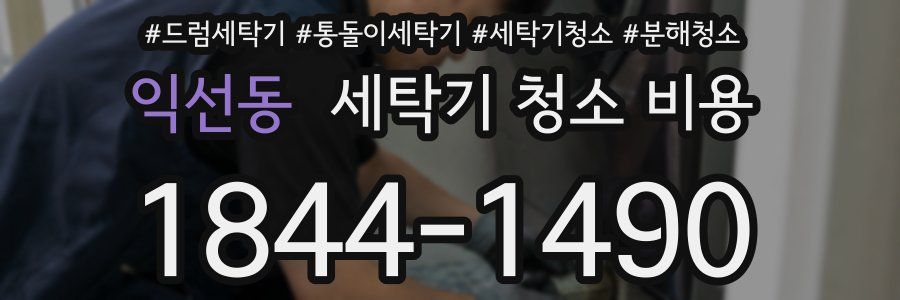 익선동 세탁기 청소 비용