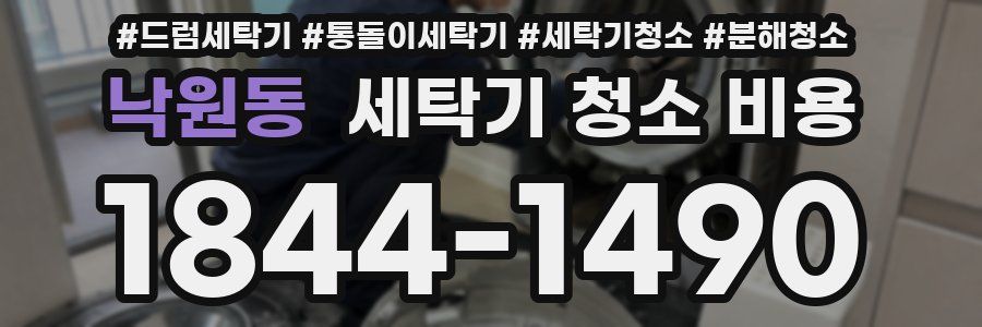 낙원동 세탁기 청소 비용