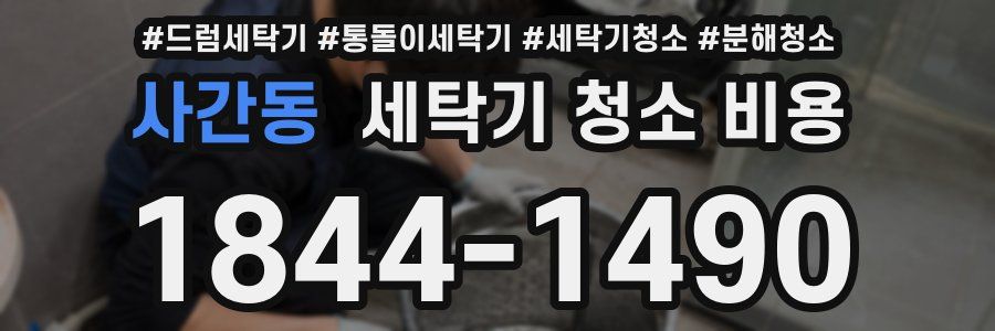 사간동 세탁기 청소 비용