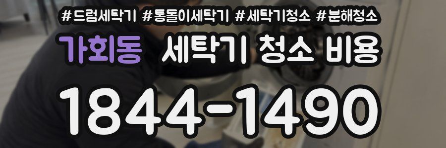 가회동 세탁기 청소 비용