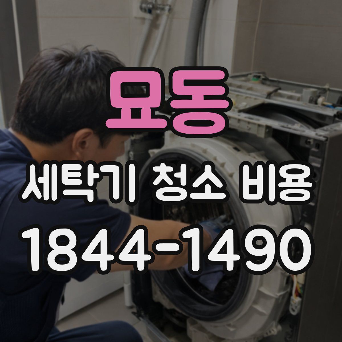묘동 세탁기 청소 비용
