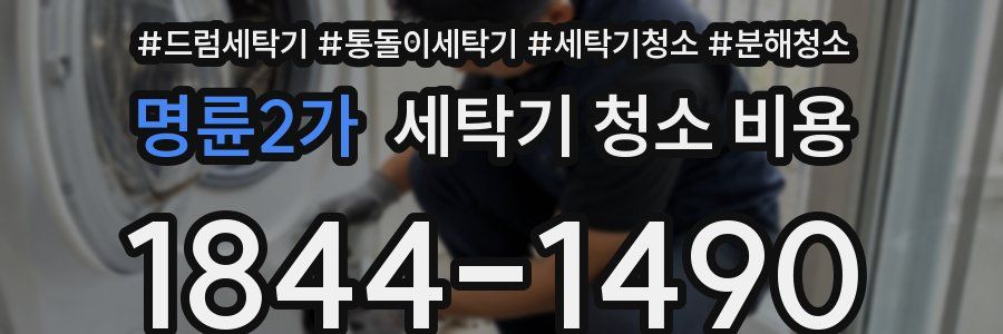 명륜2가 세탁기 청소 비용