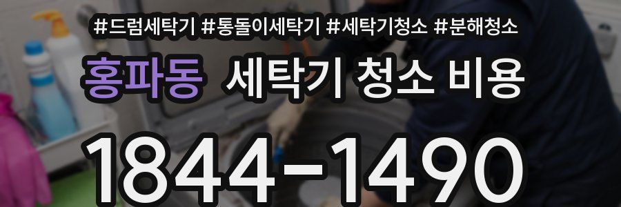 홍파동 세탁기 청소 비용