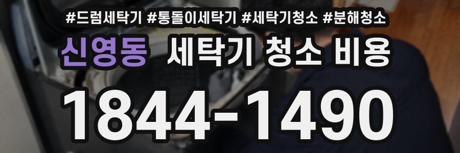 신영동 세탁기 청소 비용