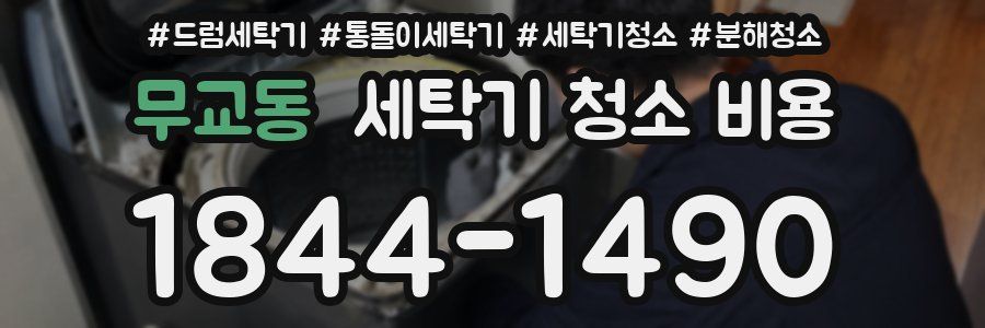 무교동 세탁기 청소 비용