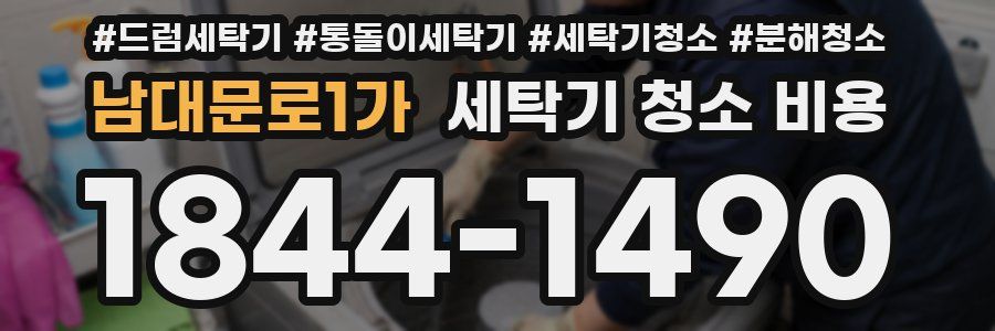 남대문로1가 세탁기 청소 비용