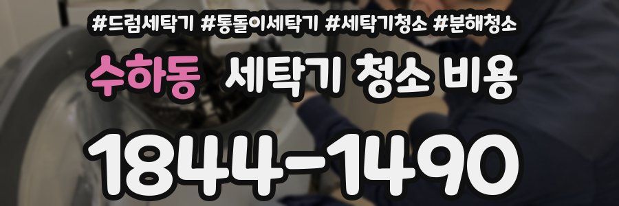 수하동 세탁기 청소 비용