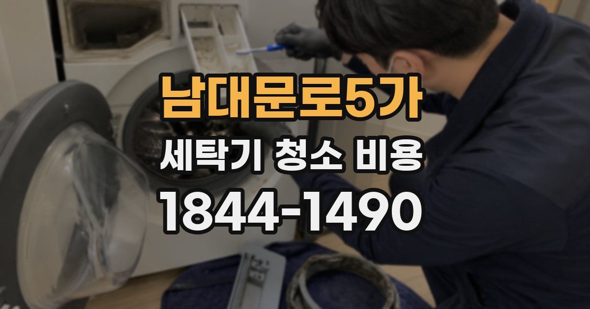 남대문로5가 세탁기 청소 비용