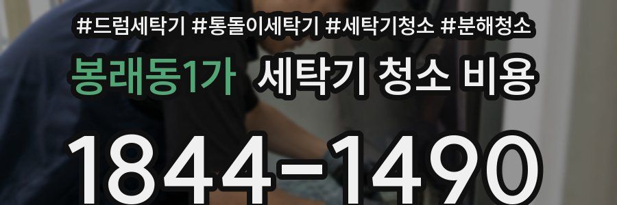 봉래동1가 세탁기 청소 비용
