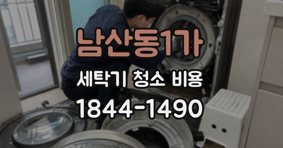남산동1가 세탁기 청소 비용