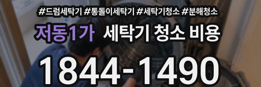 저동1가 세탁기 청소 비용